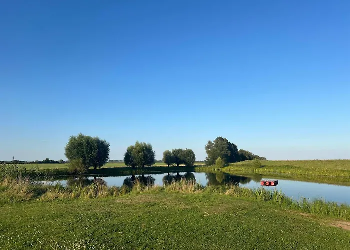 بيت للعطل Elbwiesenhaus An Der Elbe *